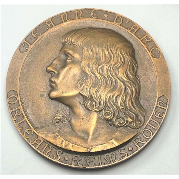 1966 Jeanne D'Arc (Joan of Arc) 101.1g Bronze Medal