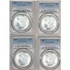 Image 1 : (4) 1882 Morgan Silver Dollars PCGS MS65