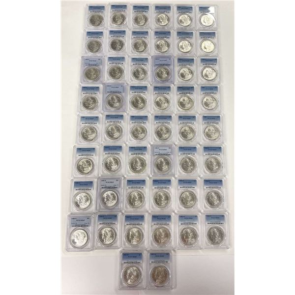 (50) 1878-1904 Morgan Silver Dollar PCGS MS65 White