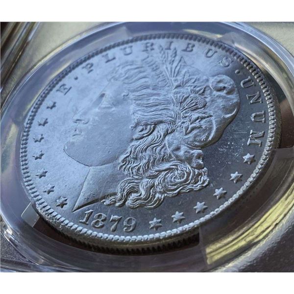 1879-S Morgan Silver Dollar PCGS MS65 (Not PL On Holder)