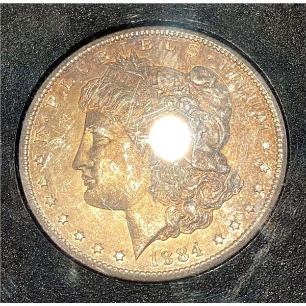 Nice Color 1884-CC Morgan Silver Dollar MS65 GSA
