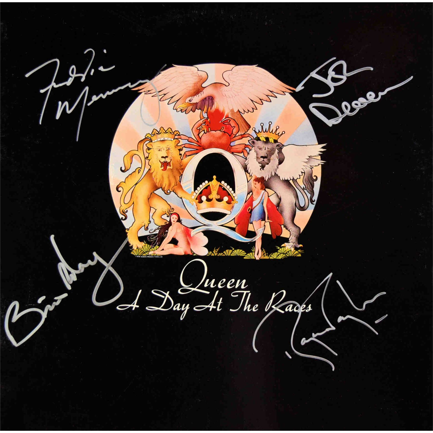 Queen signed A Day At The Races album
