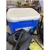 Image 2 : CAMPING CHAIRS, TENT AND A COOLER