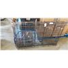 Image 2 : BLACK FOLDING DOG CRATE