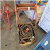 Image 4 : TANK DOLLY AND BOX OF WELDING HOSES