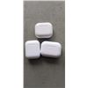 Image 1 : 3 PAIRS OF APPLE AIRPODS, ONE PAIR IS AIRPOD PRO, AUTHENTIC, LOST PROPERTY