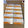 Image 2 : NEW CASE OF DISPOSABLE MEDIUM CLEAR PVC VINYL GLOVES - 10 PACKS OF 100