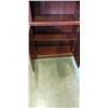 Image 2 : WOOD BOOKSHELF WITH CUPBOARD