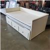 Image 1 : IKEA HEMME 3 DRAWER TWIN SIZE STORAGE BED WITH 2 IKEA MATTRESSES