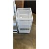 Image 2 : 3 TIER METAL SHELF AND 3 DRAWER METAL STORAGE UNIT