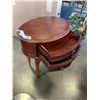 Image 2 : BOMBAY ROUND TABLE WITH DRAWERS