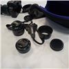 Image 8 : SAMSUNG NX30 WIFI DIGITAL CAMERA WITH 3 LENSES, BAG AND LENSE CAPS, STRAP ETC, BATTERY INCLUDED, NO 
