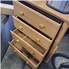 Image 2 : 4 DRAWER MAPLE HIGHBOY DRESSER