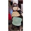 Image 3 : 2 PARLOUR CHAIRS, STOOL AND CHAIR