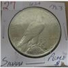 Image 1 : 1923 USA SILVER PEACE DOLLAR