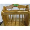 Image 1 : WOODEN MAGAZINE RACK