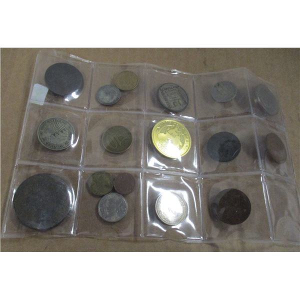 STOCK SHEET OF WORLD COLLECTABLE COINS