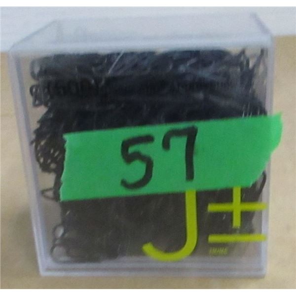 STORE CLOSE-OUT (AS IS):  CONTAINER C/W 500 BLACK PAPER CLIPS