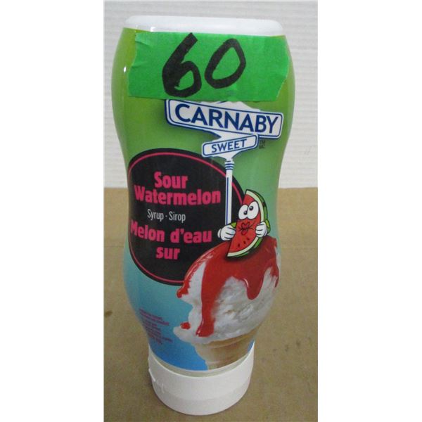 SHELF PULLS (AS IS):  SOUR WATERMELON SYRUP