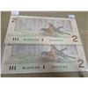 Image 1 : 2 - 1986 LAST OF CANADA BIRD SERIES $2 BILLS