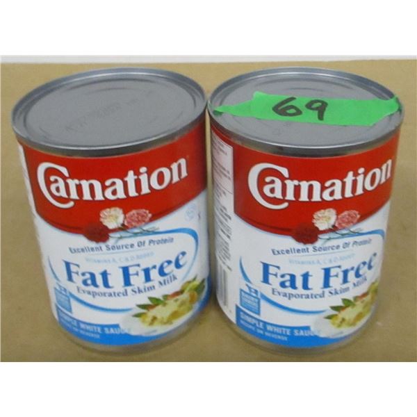 SHELF PULLS (AS IS):  CARNATION EVAPORATED MILK (354 ML) - 2 CANS