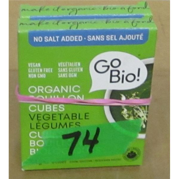 SHELF PULLS (AS IS):  VEGETABLE BOUILLION (2 X 6 CUBES) - BUNDLE
