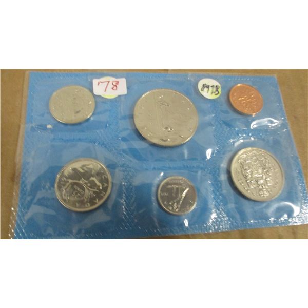 1978 PROOF CANADA MINT SEALED COIN SET