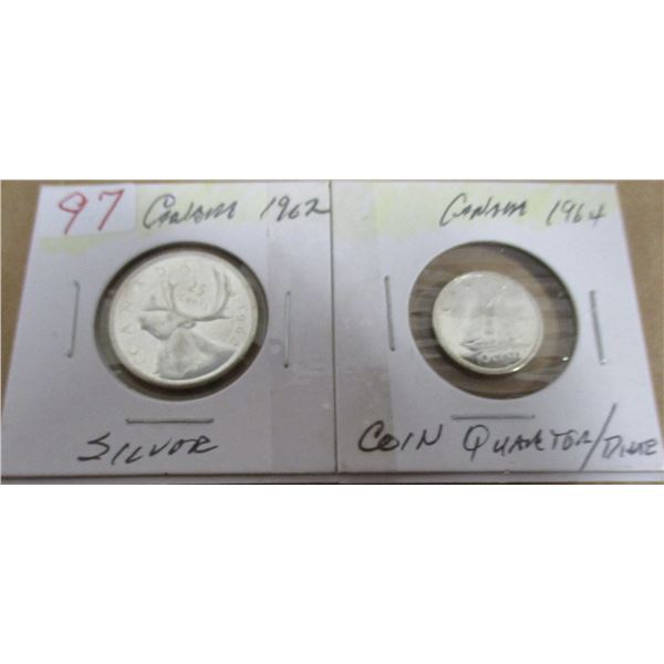 1962 - 1964 CH/BU CANADA SILVER COIN SET