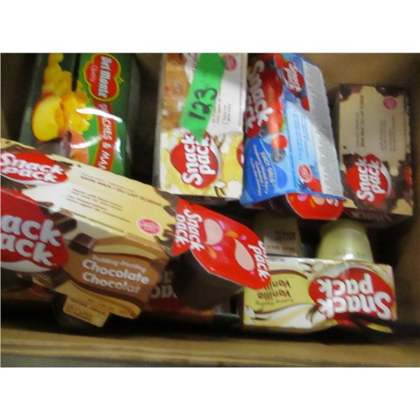 FREIGHT DAMAGE (AS IS):  BOX C/W FRUIT SNACKS