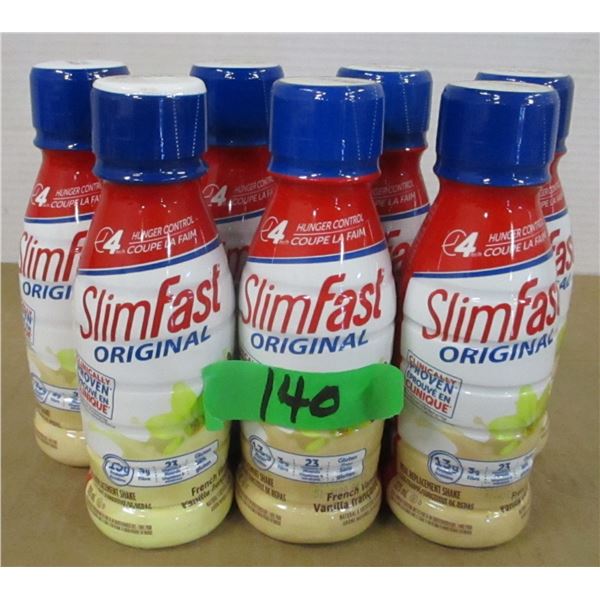 FREIGHT DAMAGE (AS IS):  SLIM FAST - 7 BOTTLES