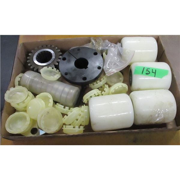 FREIGHT DAMAGE (AS IS):  FLAT C/W PALLET JACK WHEELS, ETC