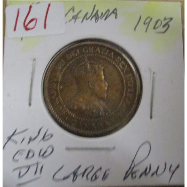 1903 CANADA KING EDWARD VII LARGE PENNY