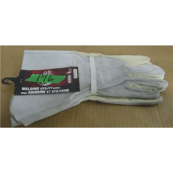 STORE CLOSE-OUT (AS IS):  WELDING GLOVES (SIZE LARGE)