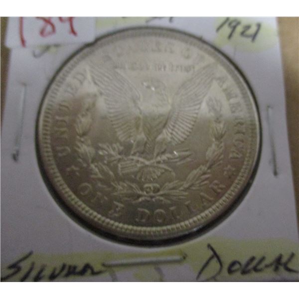 1921 USA MORGAN SILVER DOLLAR