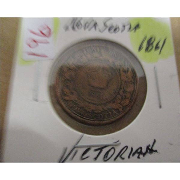 1861 NOVA SCOTIA VICTORIAN LARGE PENNY