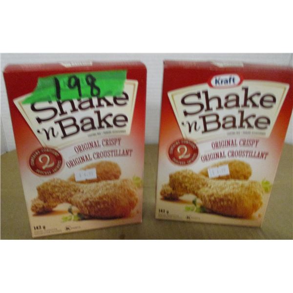 STORE CLOSE-OUT (AS IS):  SHAKE & BAKE - 2 BOXES