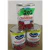 Image 1 : STORE CLOSE-OUT (AS IS):  CRANBERRIES - 3 CANS