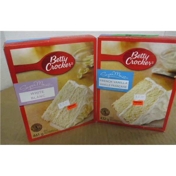 STORE CLOSE-OUT (AS IS):  BETTY CROCKER CAKE MIX - 2 BOXES