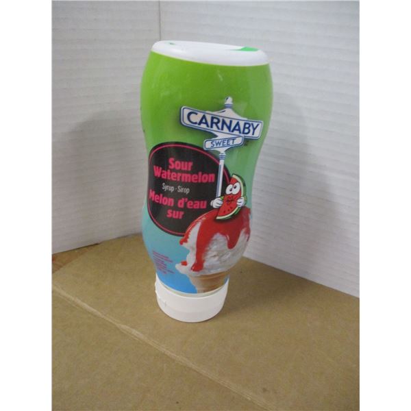 SHELF PULLS (AS IS):  SOUR WATERMELON SYRUP