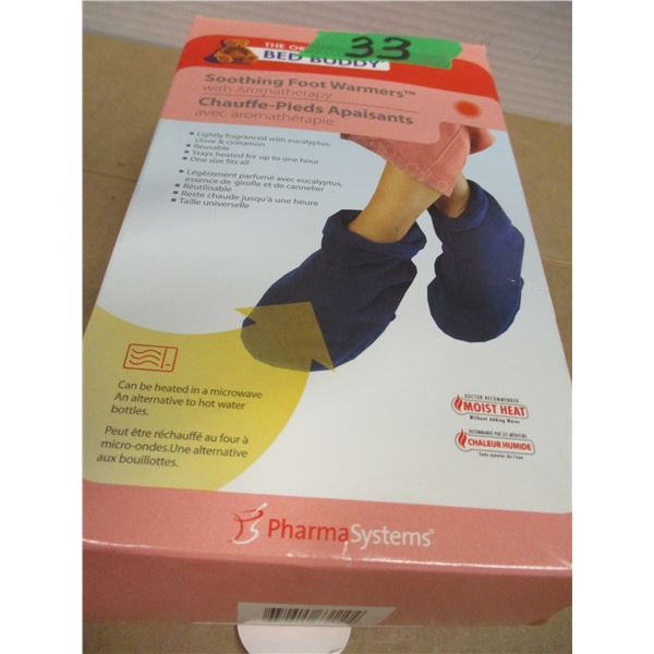 ESTATE:  BED BUDDY SOOTHING FOOT WARMERS IN ORIGINAL BOX