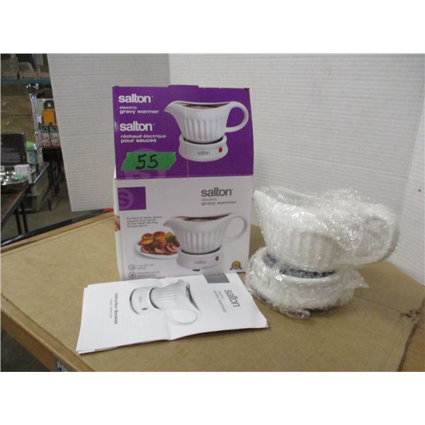 ESTATE (NEW):  SALTON GRAVY WARMER IN ORIGINAL BOX
