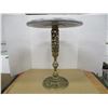 Image 2 : ESTATE:  MARBLE & BRASS SIDE TABLE