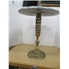 Image 3 : ESTATE:  MARBLE & BRASS SIDE TABLE