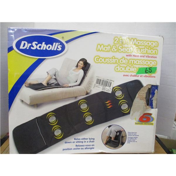 ESTATE:  DR. SCHOLLS MAT & SEAT CUSHION IN ORIGINAL BOX