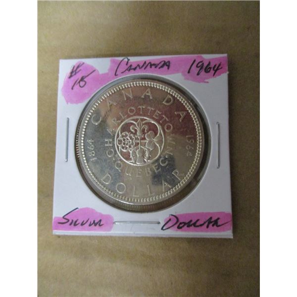 1964 CH/AU SILVER DOLLAR