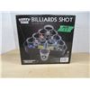 Image 1 : ESTATE:  SET OF BILLARD SHOT GLASSES IN ORIGINAL BOX