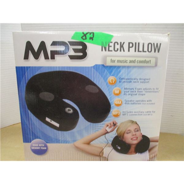 ESTATE:  MP3 NECK PILLOW IN ORIGINAL BOX