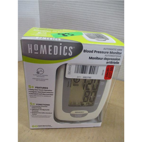 ESTATE (NEW):  HOMEDICS BLOOD PRESSURE MONITOR IN ORIGINAL BOX