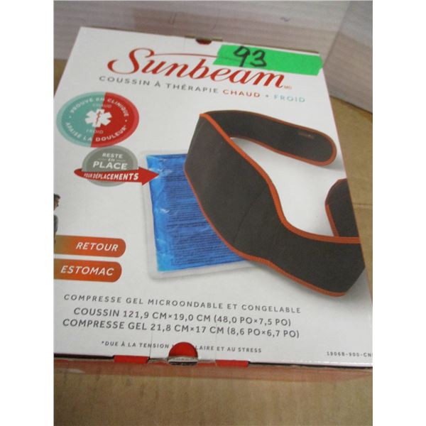 ESTATE:  SUNBEAM HOT & COLD WRAP IN ORIGINAL BOX