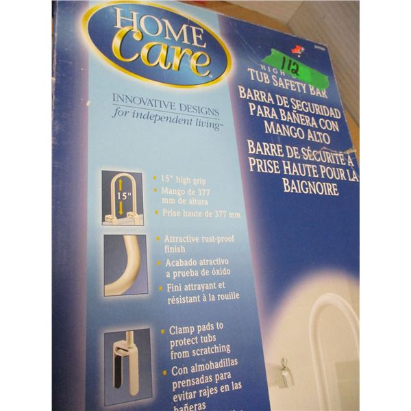 ESTATE:  HOME CARE TUB SAFETY BAR IN ORIGINAL BOX